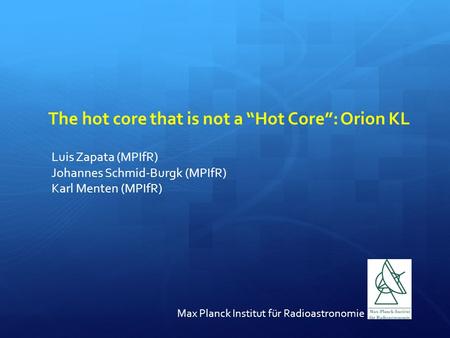 The hot core that is not a “Hot Core”: Orion KL