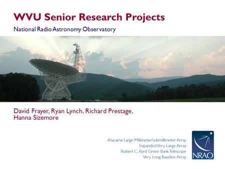 WVU Senior Research Projects