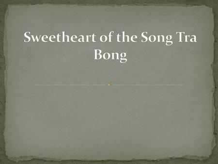 This is the story of Mark Fossie and his childhood sweet heart Mary Anne Bell Rat Kiley claims that his first assignment at a supply station in the Chu.