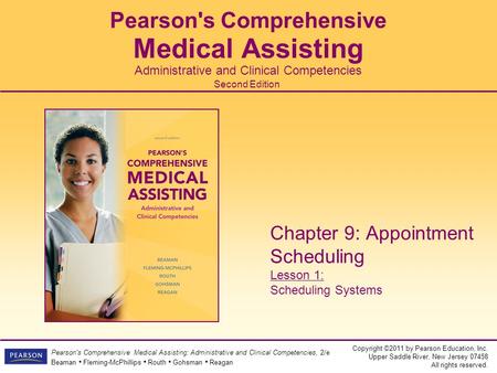 Chapter 9: Appointment Scheduling Lesson 1: Scheduling Systems