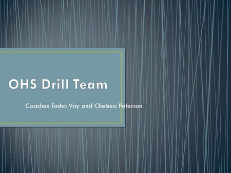 Coaches Tosha Vay and Chelsea Peterson. 1.Have all of my athletic paperwork filled out and turned in to Mrs. Swinkels no later than April 18 th, 3:00.