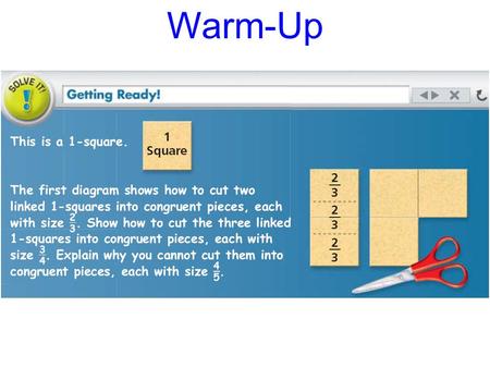 Warm-Up. 6-4 Rational Exponents What is the simplified form of the expression ?