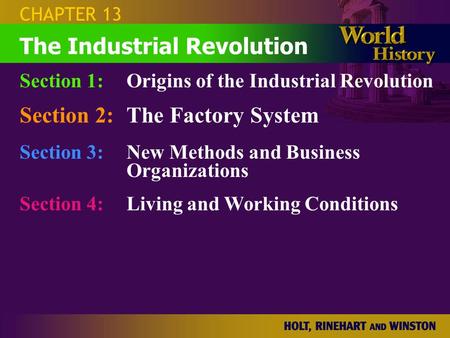 The Industrial Revolution