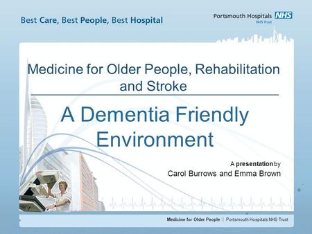 Medicine for Older People, Rehabilitation and Stroke