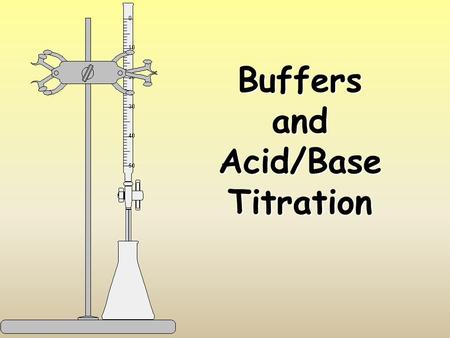 Buffers and Acid/Base Titration. Buffered Solutions  A solution that resists a change in pH when either hydroxide ions or protons are added.  Buffered.