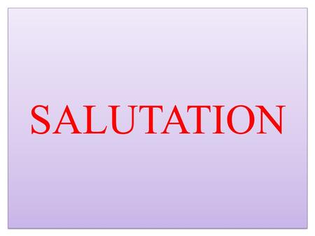 SALUTATION. PREPARATION OF UREA-FORMALDEHYDE RESIN.