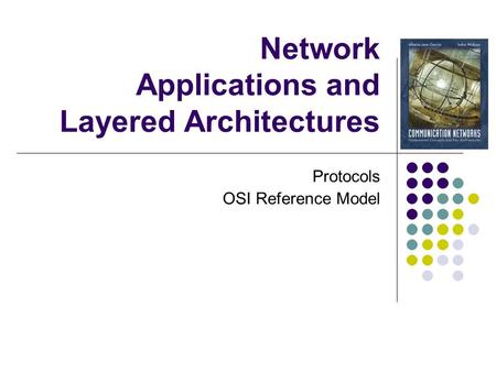 Network Applications and Layered Architectures Protocols OSI Reference Model.