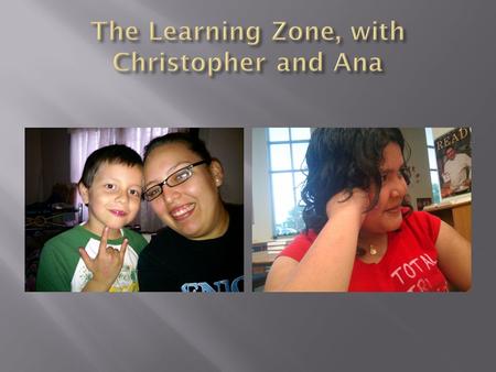 Christopher Garcia He is an ELL, in kindergarten, with a poor literary environment at home. When we first met he was sounding out every word as he read…Now.