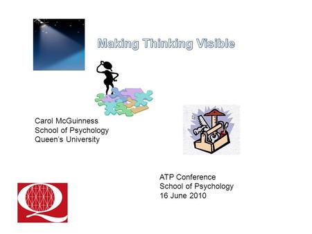 Getting students to think “Discuss” won’t always do A more structured task – What kind of thinking? Analysis – similarities, differences, patterns, comparisons,