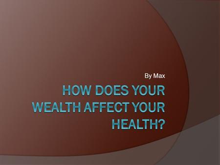 By Max. What do the statistics show? What access do poor people have to health care in australia?  There are many programs that are actively aiming.