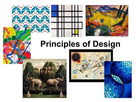 Principles of Design.