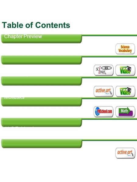 Table of Contents Chapter Preview 11.1 What is an Animal?