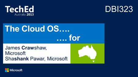 James Crawshaw, Microsoft Shashank Pawar, Microsoft.