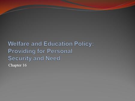 Chapter 16. Poverty in America: The Nature of the Problem The poor: who and how many? The poverty line Children; single-parent families headed by females.