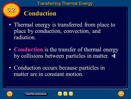 Transferring Thermal Energy