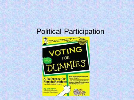 Political Participation