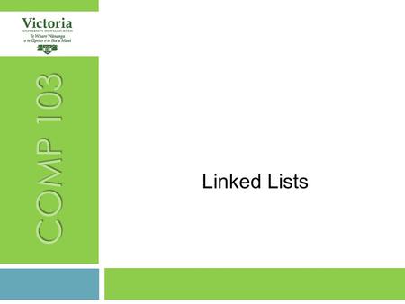 COMP 103 Linked Lists. 2 RECAP-TODAY RECAP  Linked Structures: LinkedNode  Iterating and printing Linked Nodes  Inserting and removing Linked Nodes.