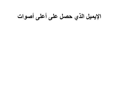 الإيميل الذي حصل على أعلى أصوات. If you think you are unhappy, look at them.