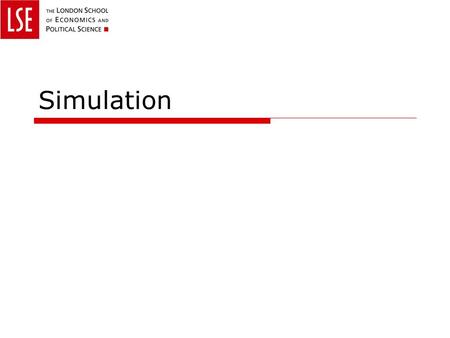 Simulation. Downloads  Today’s work is in: matlab_lec03.m  Datasets we need today: data_msft.m.