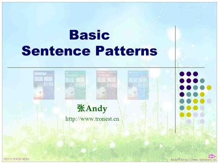 Basic Sentence Patterns