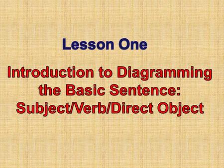 A basic sentence is comprised of a subject (noun or pronoun) and the predicate (verb) AND it must be a complete thought. Example: Mary laughed. In the.