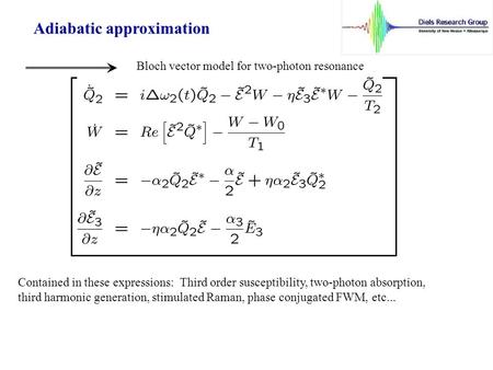 Adiabatic approximation