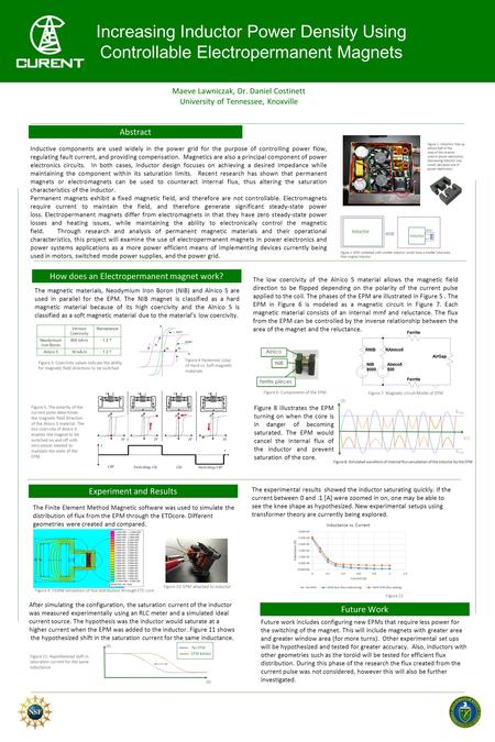 After simulating the configuration, the saturation current of the inductor was measured experimentally using an RLC meter and a simulated ideal current.