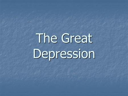 The Great Depression Hard Times The year is 1929. The U.S. economy has collapsed. Farms, businesses, and banks nationwide are failing, causing massive.