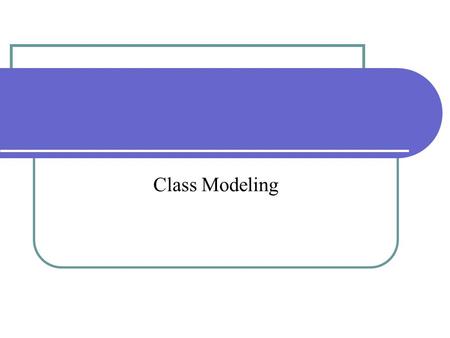 Class Modeling. Basic Class Modeling Concepts Object Class Link Association Generalization Inheritance.