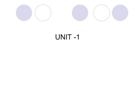 UNIT -1. DATA COMMUNICATIONS The term telecommunication means communication at a distance. The word data refers to information presented in whatever form.