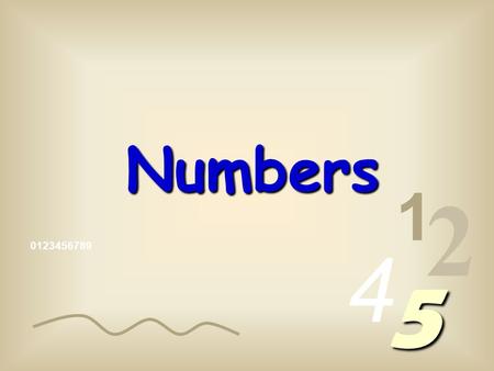 0123456789 1 2 4 5 Numbers The numbers we write are made up of algorithms, (1, 2, 3, 4, etc.) called Arabic algorithms, to distinguish them from Roman.