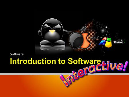 Introduction to Software Software. Types of software Click on each type of software to find out what it does.