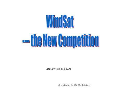 Also known as CMIS R. A. Brown 2005 LIDAR Sedona.
