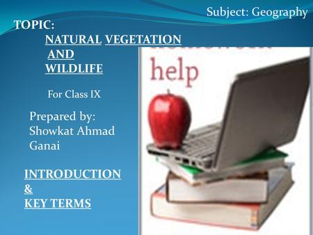 NATURAL VEGETATION AND WILDLIFE