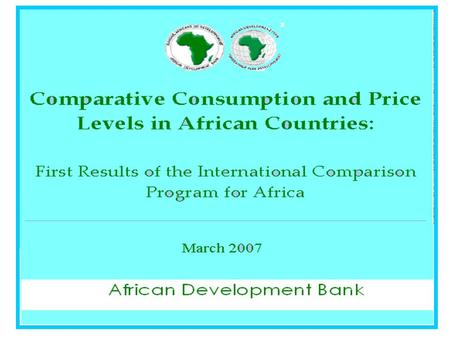 1. 2 Introduction Purpose of the ICP UN System of National Accounts calls for comparisons of GDP across countries be using PPPs The Approach Collection.