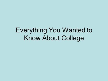 Everything You Wanted to Know About College. Applying In Texas –www.applytexas.org is a generic application that is accepted at pretty much every school.