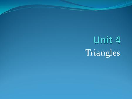 Triangles. Classifying Triangles by Sides ScaleneNo sides congruent Isosceles2 sides congruent EquilateralAll 3 sides congruent.