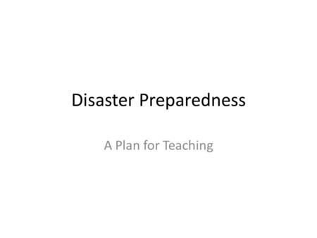 Disaster Preparedness A Plan for Teaching. USF System Services Three Key components of our teaching technology – Google Doc – Email (gmail) – Canvas –