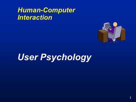 Human-Computer Interaction