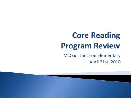 McCool Junction Elementary April 21st, 2010. Purpose/Objectives  Educate ourselves about the program options that are out there.  Take time to analyze.