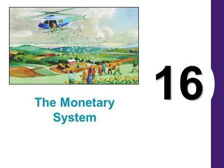 16 The Monetary System. THE MEANING OF MONEY Money is the set of assets in an economy that people regularly use to buy goods and services from other people.