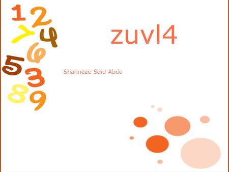 Zuvl4 Shahnaze Said Abdo. I officially started my website.