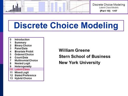 Discrete Choice Modeling