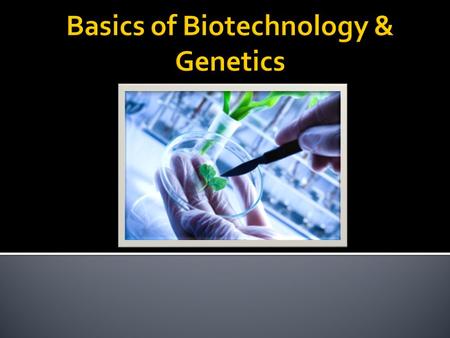  Definition:  Use of living organisms (microorganisms) to make new products or carry out new processes (solve problems).  New product  Yogurt  New.