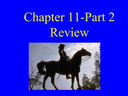 Chapter 11-Part 2 Review Democratic Nomination Stephen Douglas.