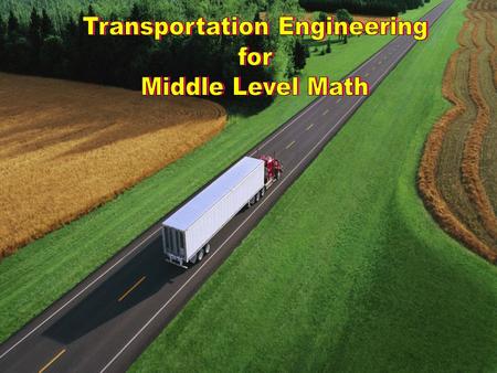 Trucking. Transportation affects each of us in our everyday lives. Transportation is defined as ‘safe and efficient movement of persons and goods over.