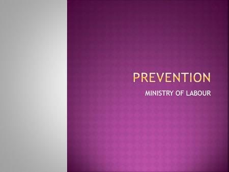 MINISTRY OF LABOUR.  MOL’s Operation to solve the problem  Migrant workers management  Prevention and suppression on Trafficking in person (especially.