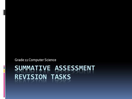 Grade 11 Computer Science. Relational Databases  Using the link below, answer questions in your notebooks  Look at Kites.accdb database to refresh your.