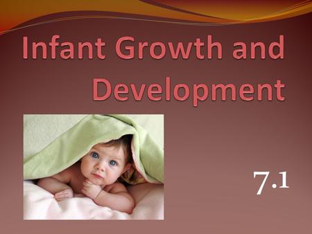 Infant Growth and Development