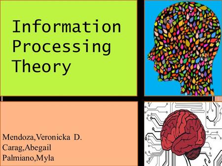 Mendoza,Veronicka D. Carag,Abegail Palmiano,Myla Information Processing Theory.